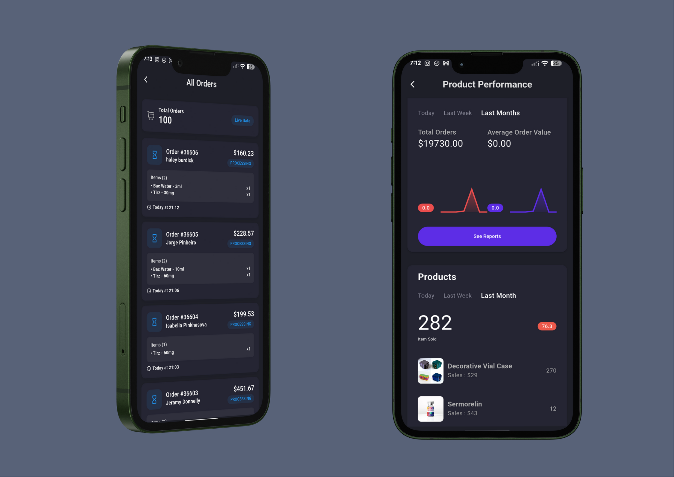 Profound Aminos Mobile App Preview